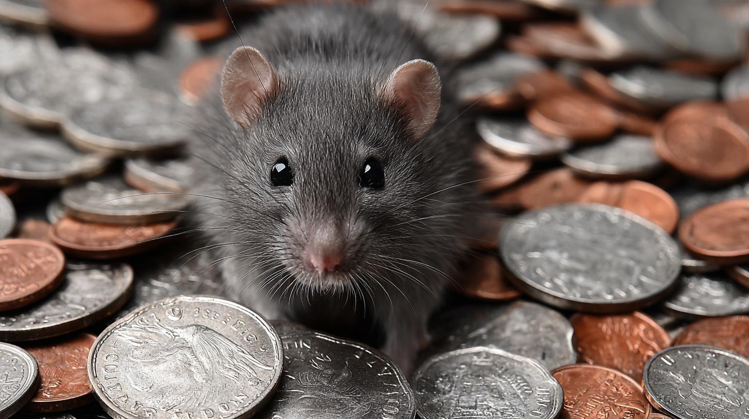 Jak pozbyć się szczurów w domu za pomocą monety: prosta i skuteczna pułapka.