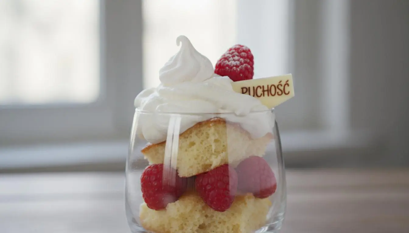 Biszkoptowy pucharek z malinami i drobną wskazówką na puszystość 2 Biszkoptowy pucharek z malinami i drobną wskazówką na puszystość