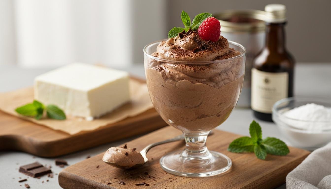 Kakaowy krem z mascarpone – słodki, bez gotowania 6 Kakaowy krem z mascarpone – słodki, bez gotowania