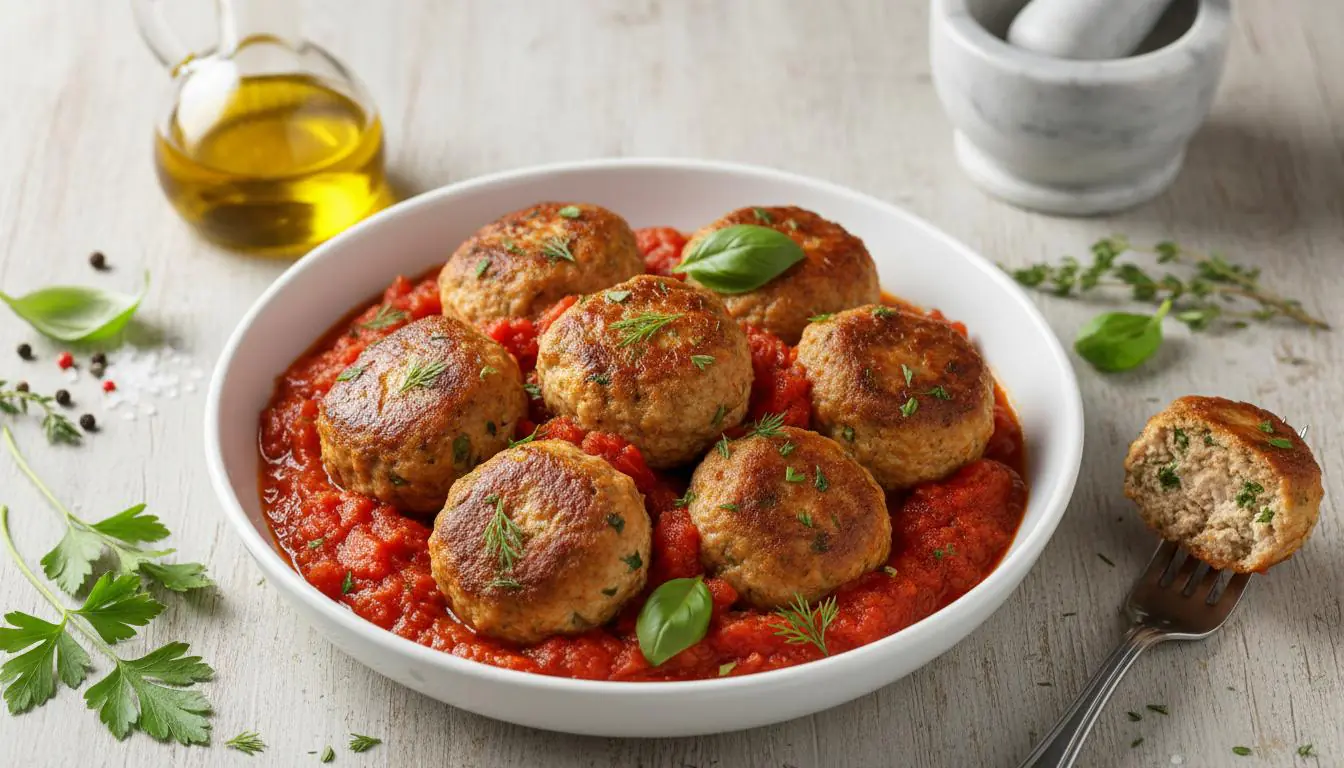 Pulpeciki z indyka z ziołami i szybkim sposobem przeciw twardości