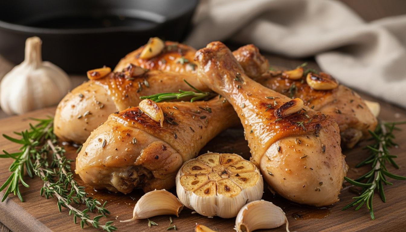 Udka z kurczaka z czosnkiem i sprawdzoną drogą do miękkiej skórki 5 Udka z kurczaka z czosnkiem i sprawdzoną drogą do miękkiej skórki